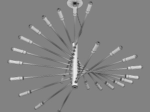 733247 ragno lightstar pendant chandelier Modelo 3D