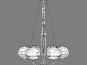 80326x globo lightstar pendant chandelier 3D 모델