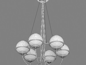 80326x globo lightstar pendant chandelier 3D 모델