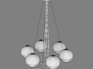 80326x globo lightstar pendant chandelier 3D 모델