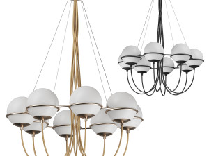 80328x globo lightstar pendant chandelier 3D Model