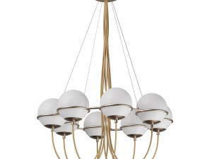 80328x globo lightstar pendant chandelier Model 3D