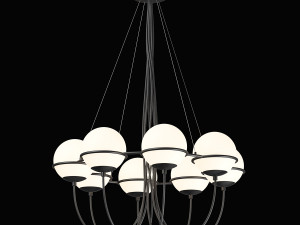 80328x globo lightstar pendant chandelier Model 3D