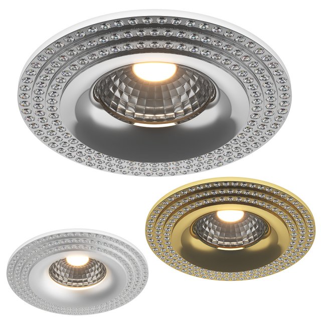 01197x miriade lightstar recessed spotlight 3D Model .c4d .max .obj .3ds .fbx .stl .blend