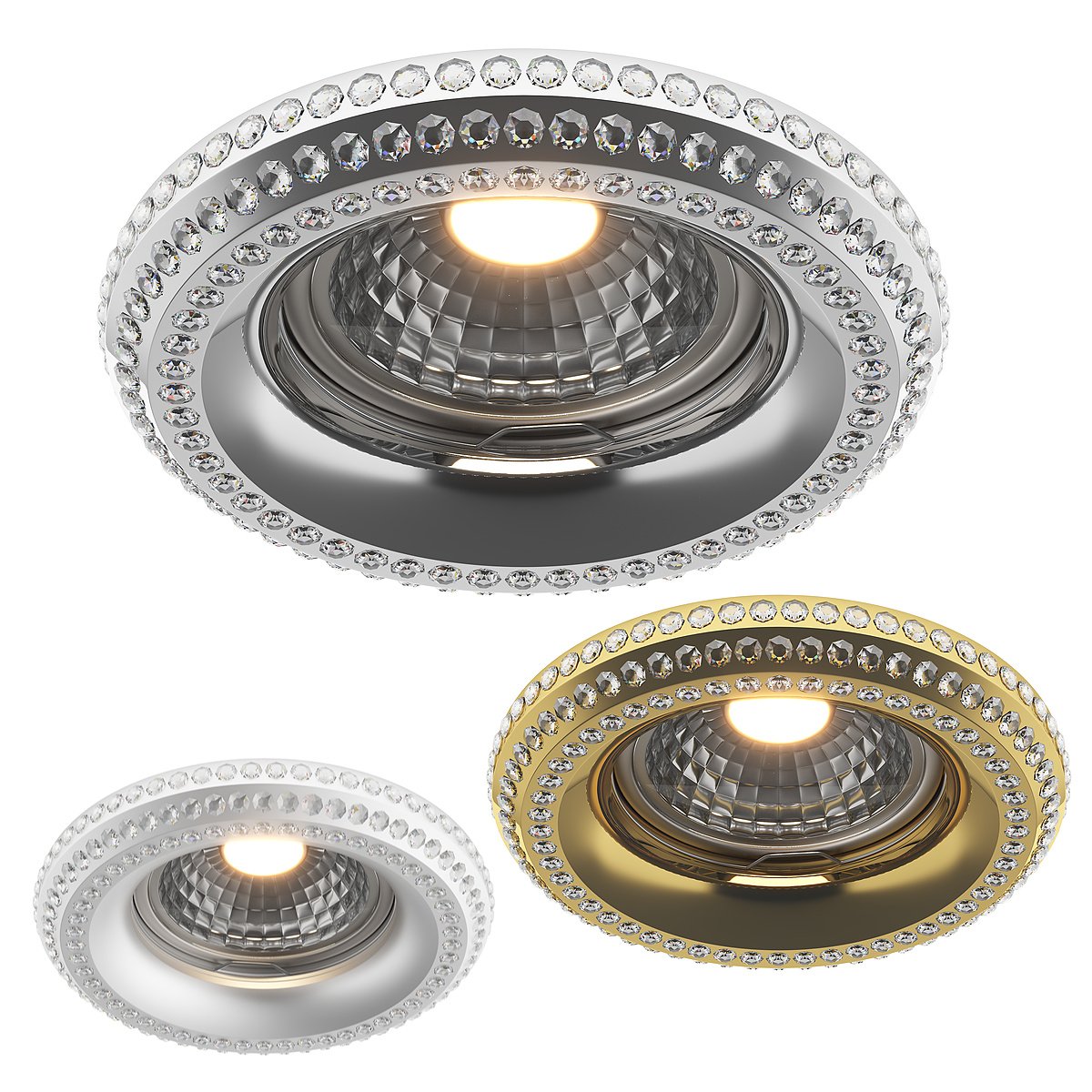 01199x Miriade Lightstar Recessed Spotlight 3d Model In Ceiling