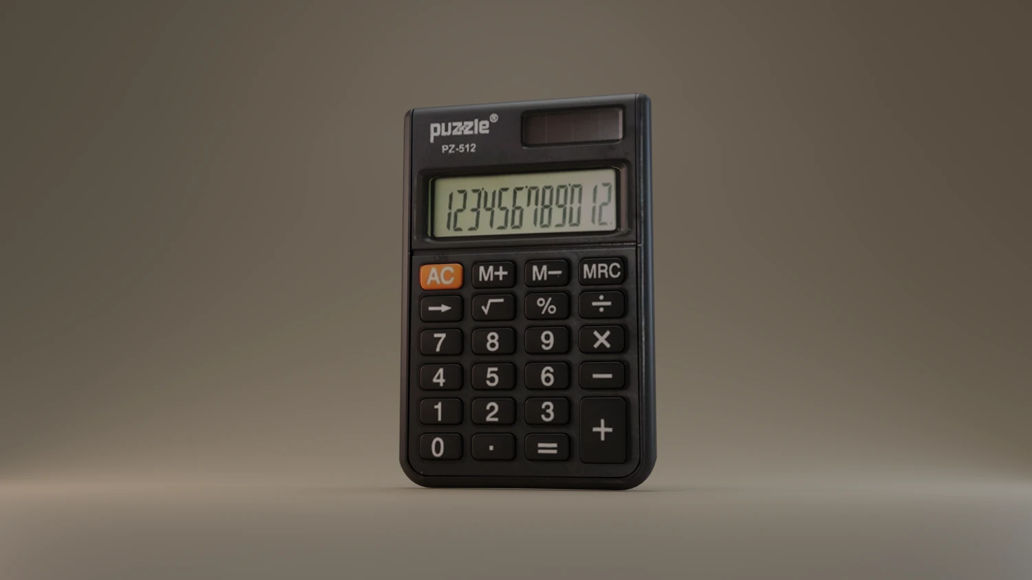 calculator 3D Model .c4d .max .obj .3ds .fbx .stl .blend 