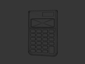 calculator Modèle 3D