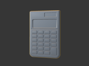calculator Modèle 3D