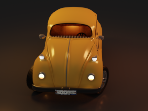 car volkswagen beetle 3D Model