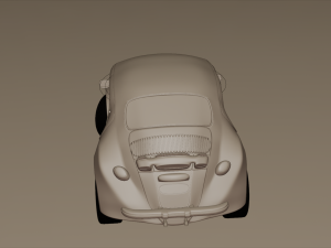 car volkswagen beetle 3D Model