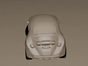 car volkswagen beetle 3D Model