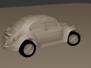 car volkswagen beetle 3D Model