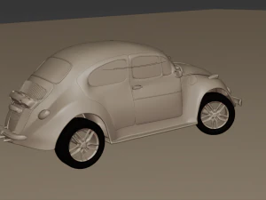 car volkswagen beetle 3D Model