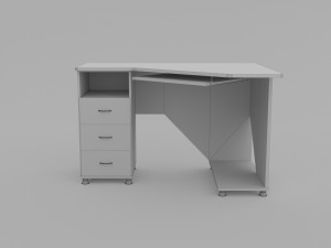 computer desk 3Dモデル