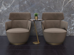 armchair richmond-upon-thames 3D 모델