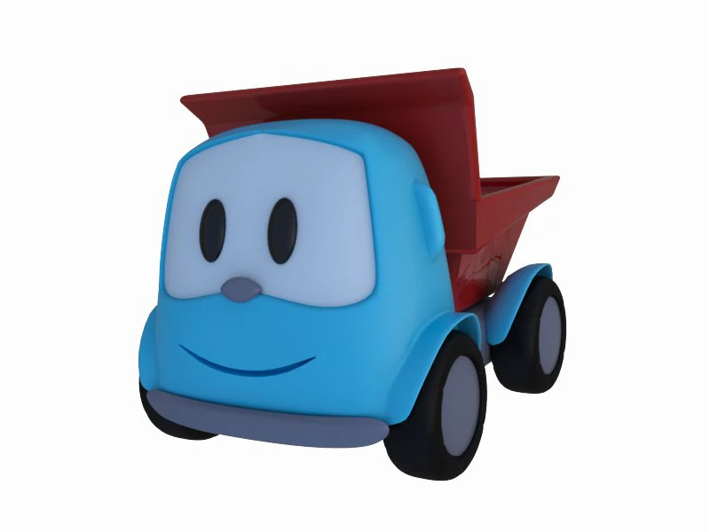 leo the truck 3D Model .c4d .max .obj .3ds .fbx .stl .blend