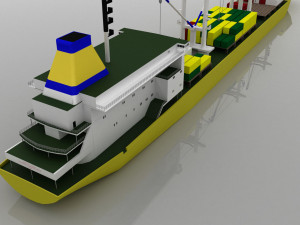 sulpicio express 7 ship 3D Модель