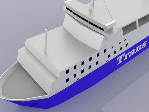 trans asia 9 ship 3D Модель