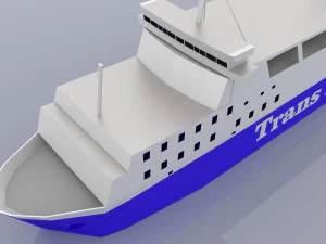 trans asia 9 ship 3D Model