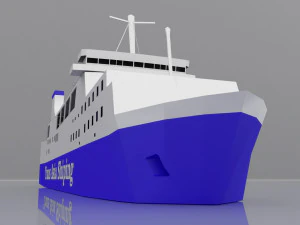 trans asia 9 ship 3D Model
