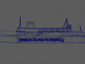 trans asia 9 ship 3D Model