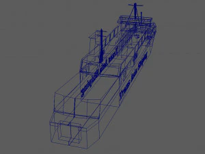 trans asia 9 ship 3D Model