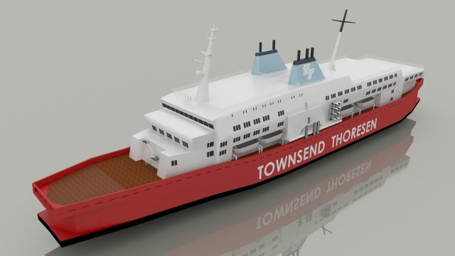 ms herald of free enterprise 3D Model .c4d .max .obj .3ds .fbx .stl .blend 