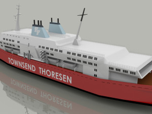 ms herald of free enterprise 3D Model