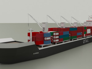 kariba ship 3D 模型