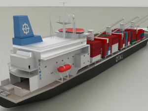 kariba ship 3D Model