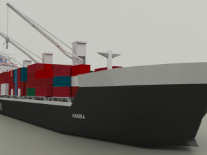 kariba ship 3D Model