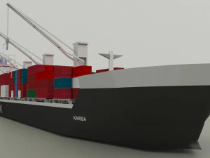 kariba ship 3D Model
