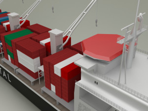 kariba ship 3D Model