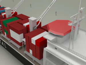 kariba ship 3D Model