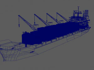 kariba ship 3D Model
