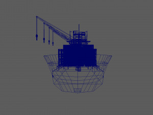 kariba ship 3D Model