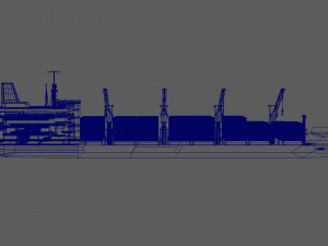 kariba ship 3D Model