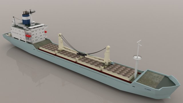 clary bulk carrier 3D-Modell .c4d .max .obj .3ds .fbx .stl .blend 