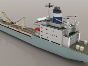 clary bulk carrier 3D-Modell