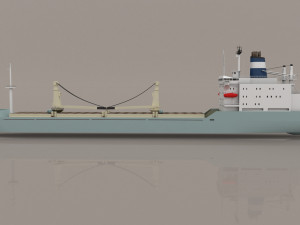 clary bulk carrier 3D-Modell