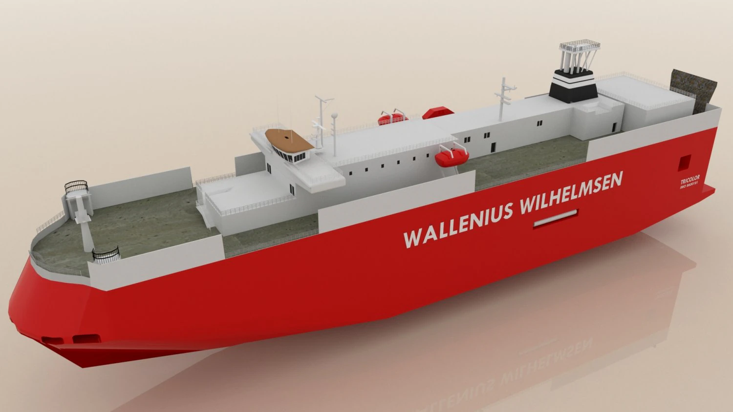 mv tricolor 3D Model .c4d .max .obj .3ds .fbx .stl .blend 