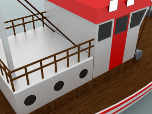 colorao fishing boat 3D 模型