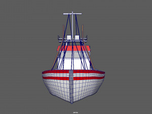 colorao fishing boat 3D 模型