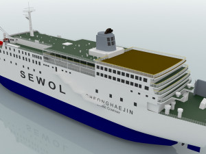 mv sewol 3D मॉडल