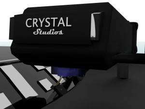 Turntable and mixer dj 3D Model
