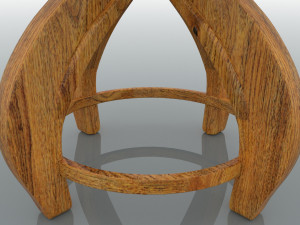 taburete renacentista 3D 模型