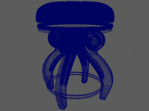 taburete renacentista 3D 模型