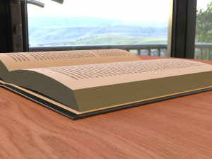 Open Book 3D मॉडल