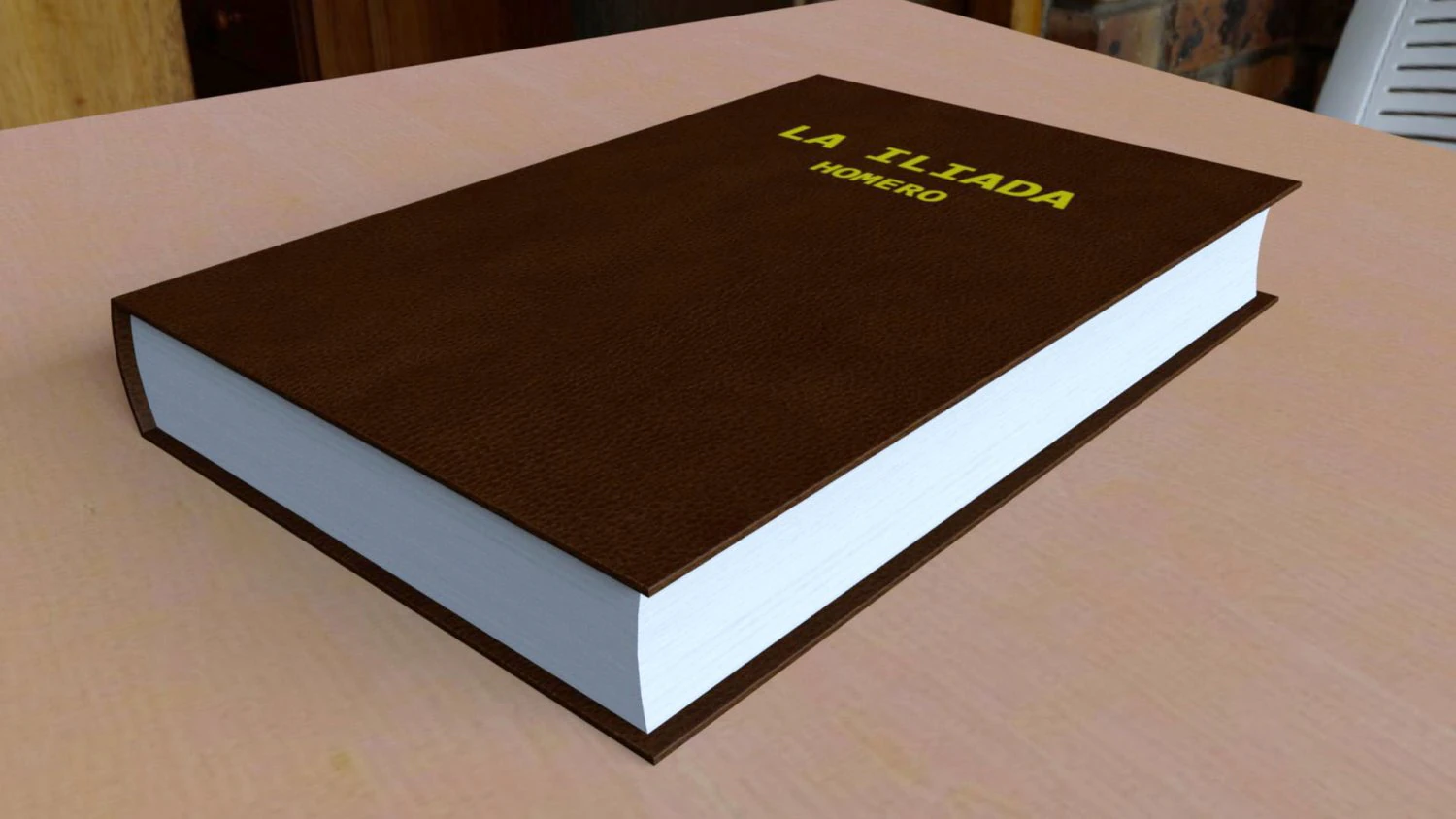 Livro Modelo 3D .c4d .max .obj .3ds .fbx .stl .blend 