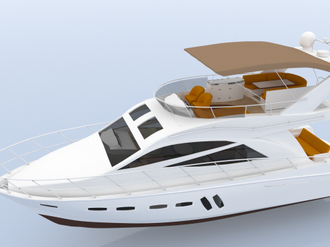 Sealine T50 Modelo 3D